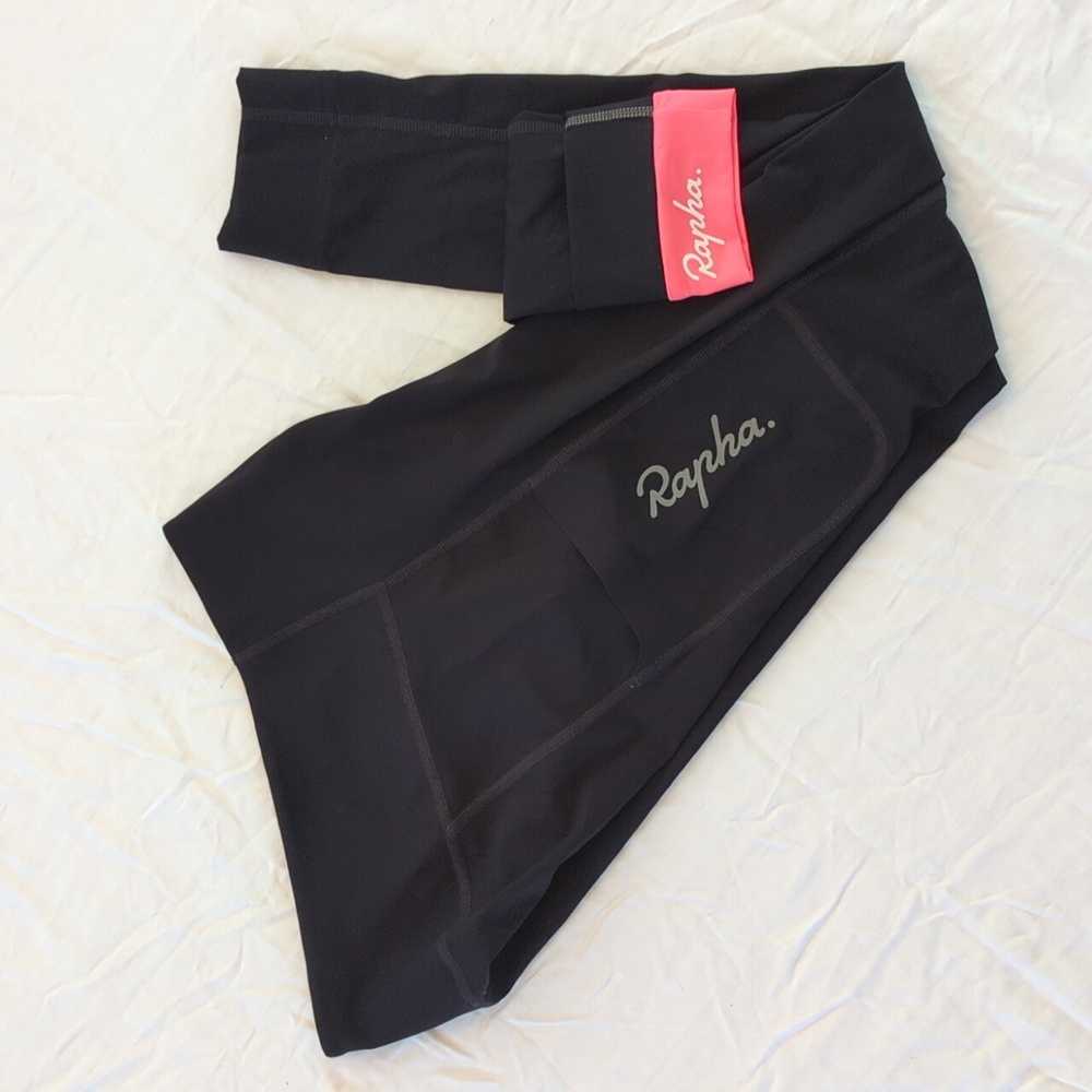 Rapha Black w/ Pink Detail Cycling Leggings